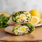 Tuna Avocado Egg Wrap Recipe