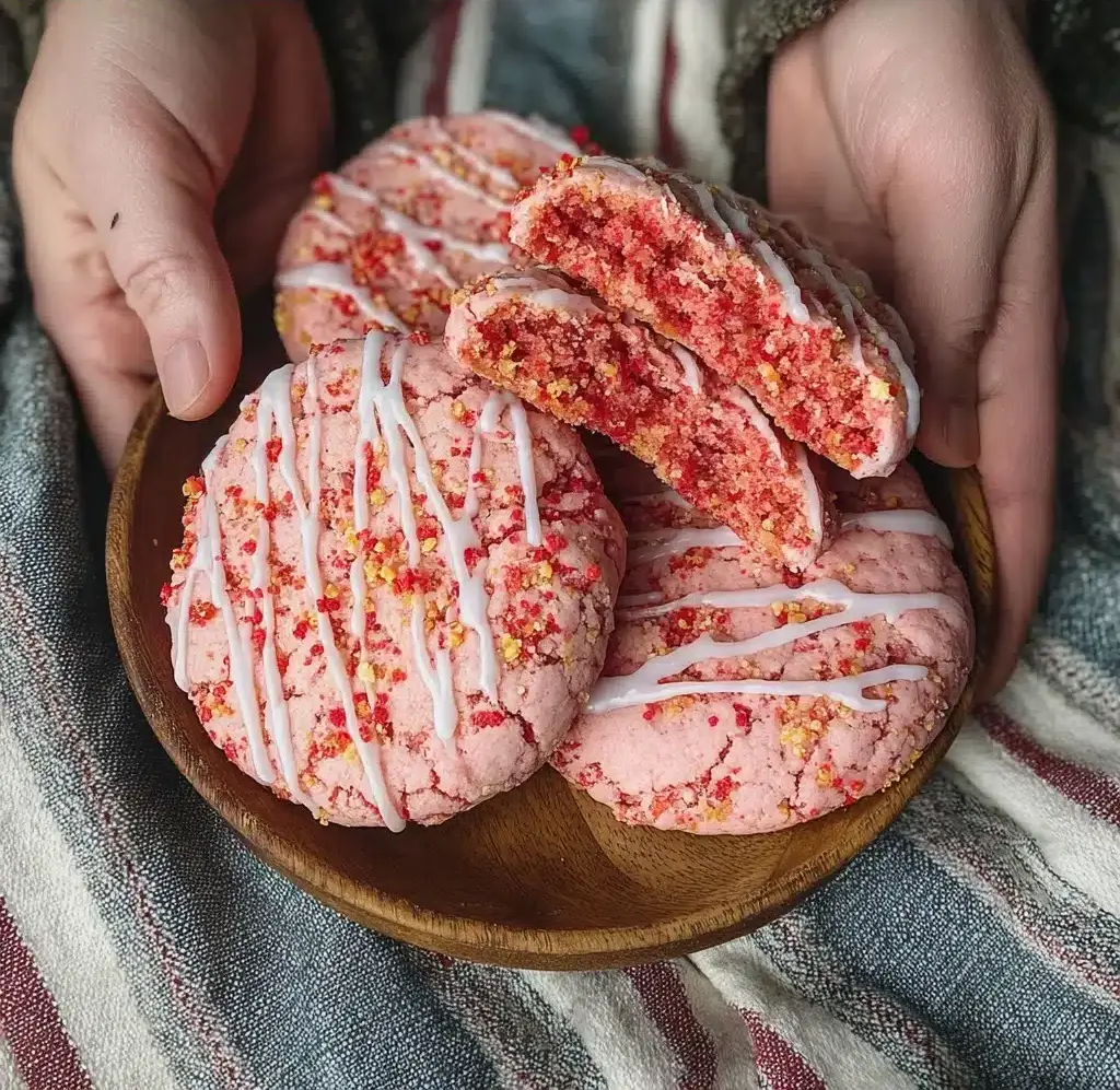 Strawberry Crunch Cookies Recipe