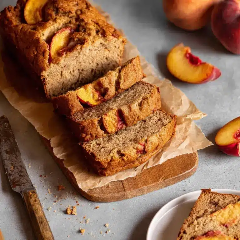 Southern Peach Bread Loaf Recipe