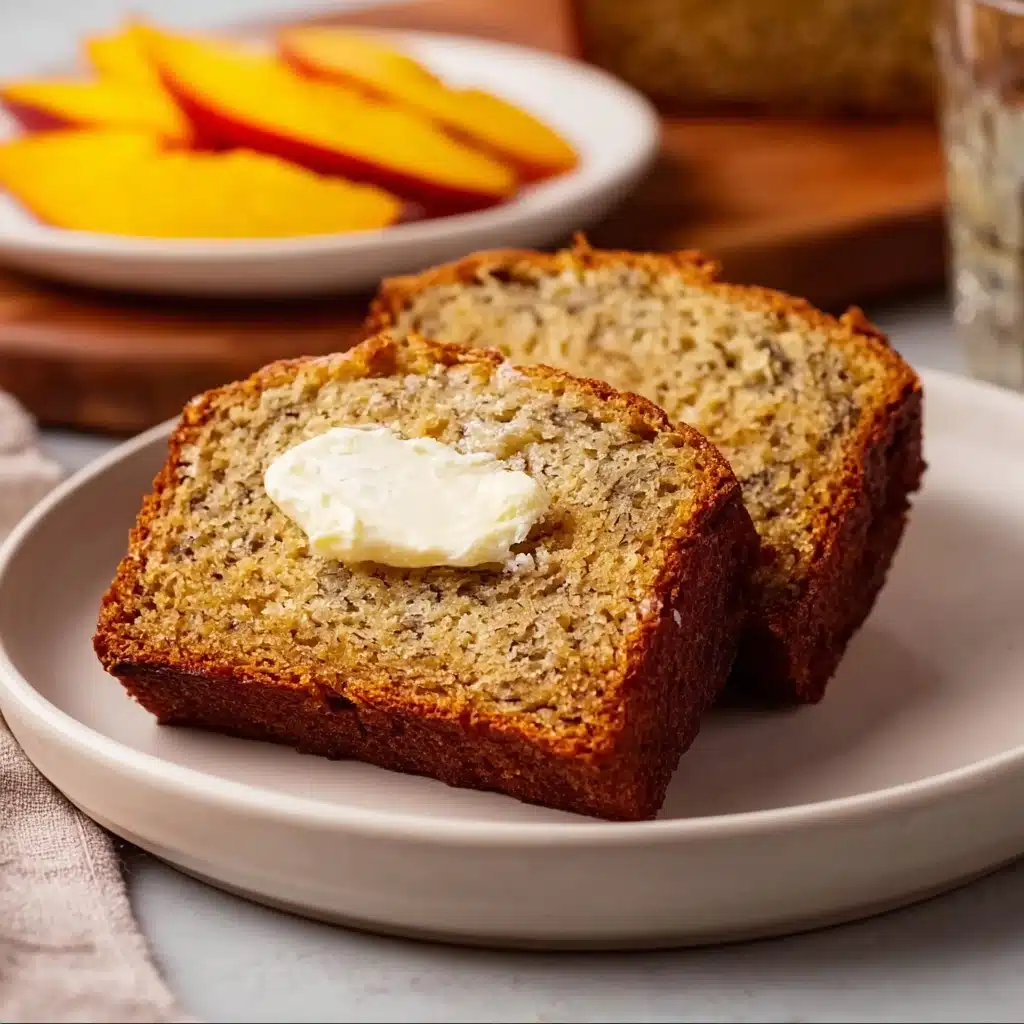 Southern Peach Bread Loaf Recipe - Recipe Image