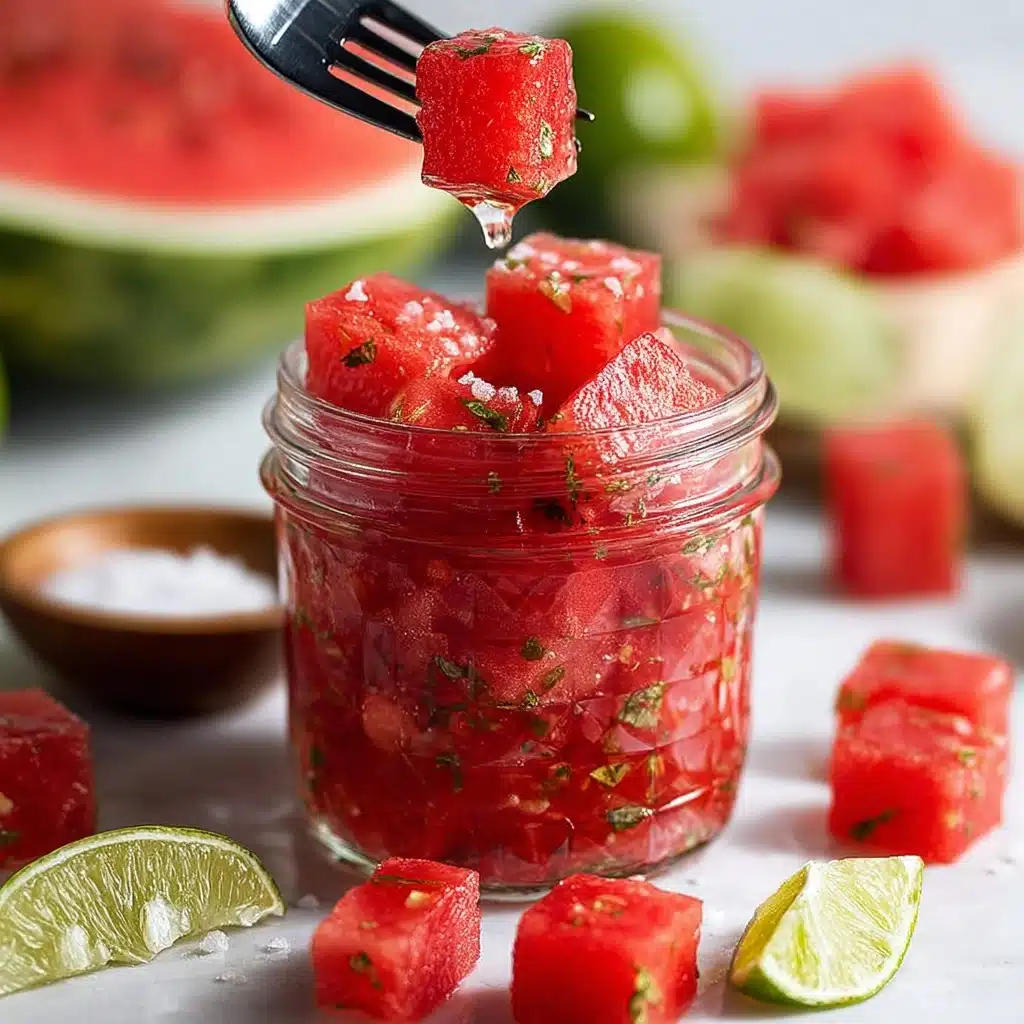 Watermelon Lime Jelly Preserves Recipe - Recipe Image