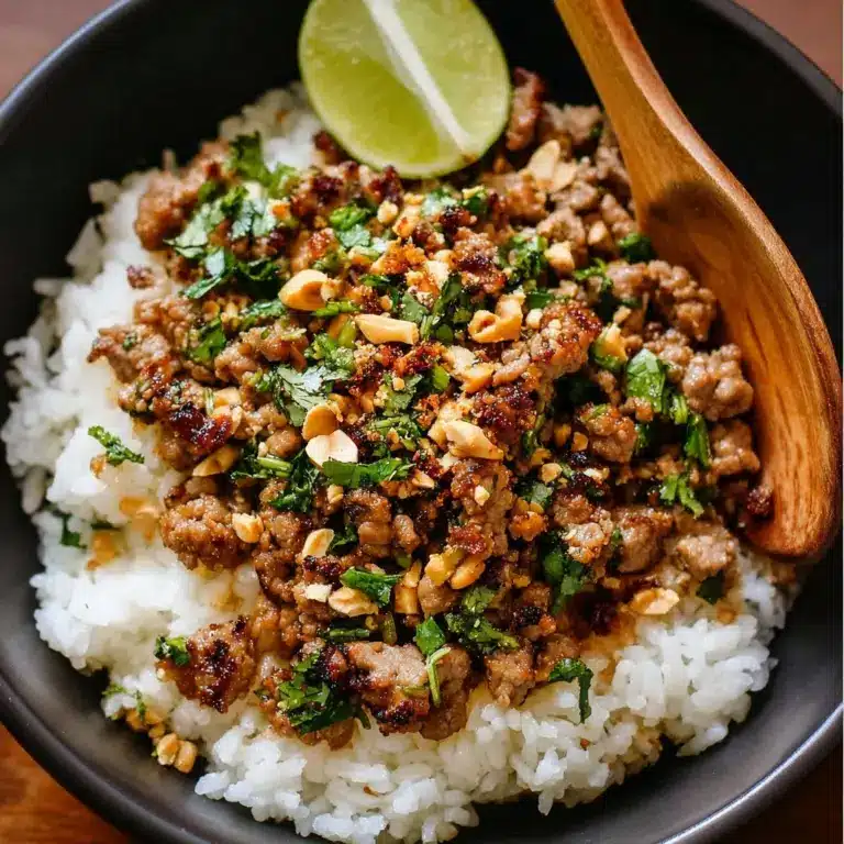 Ginger Lime Pork with Coconut Rice Recipe