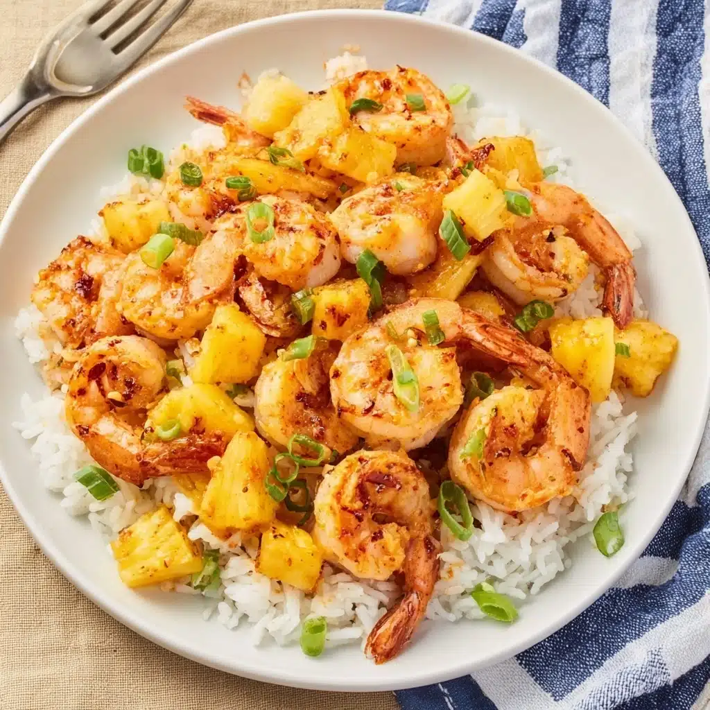 BBQ Pineapple Shrimp Recipe - Recipe Image