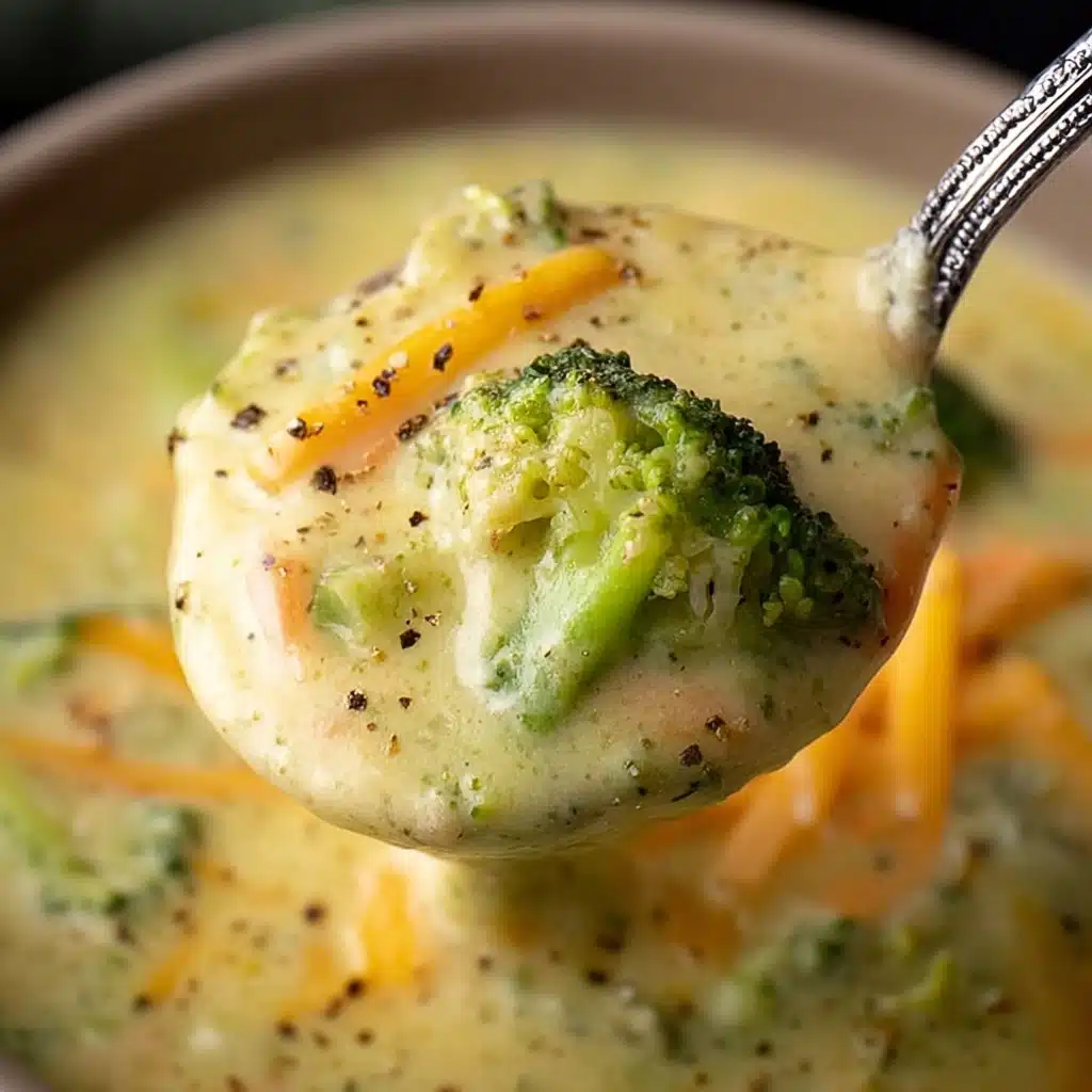 Vegan Broccoli Cheddar Soup Recipe - Recipe Image