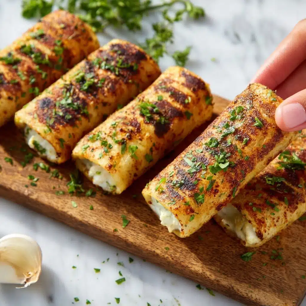 Cheesy Garlic Butter Rollups Recipe - Recipe Image