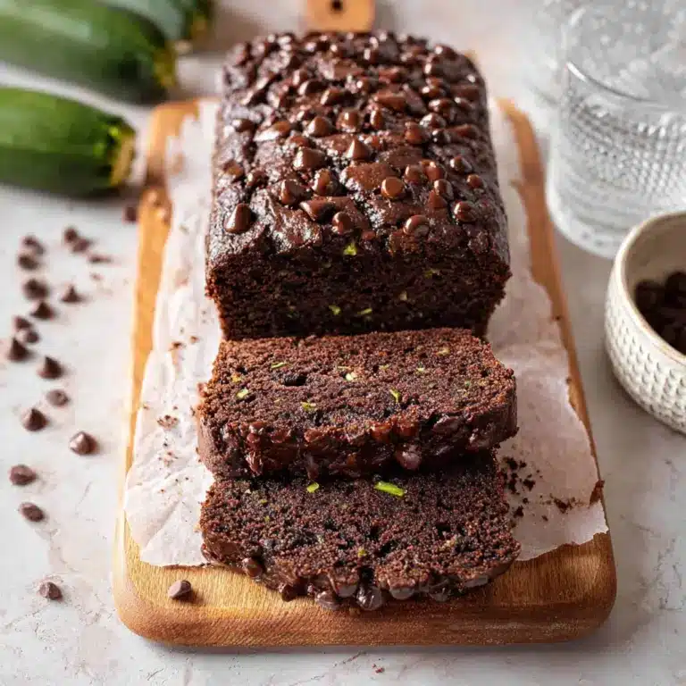 Indulgent Chocolate Zucchini Bread with Sour Cream Recipe