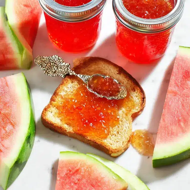 Watermelon Lime Jelly Preserves Recipe