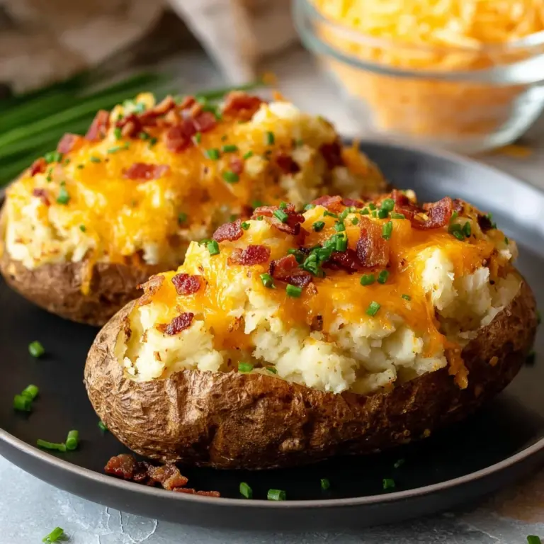 Crack Chicken Stuffed Baked Potatoes Recipe