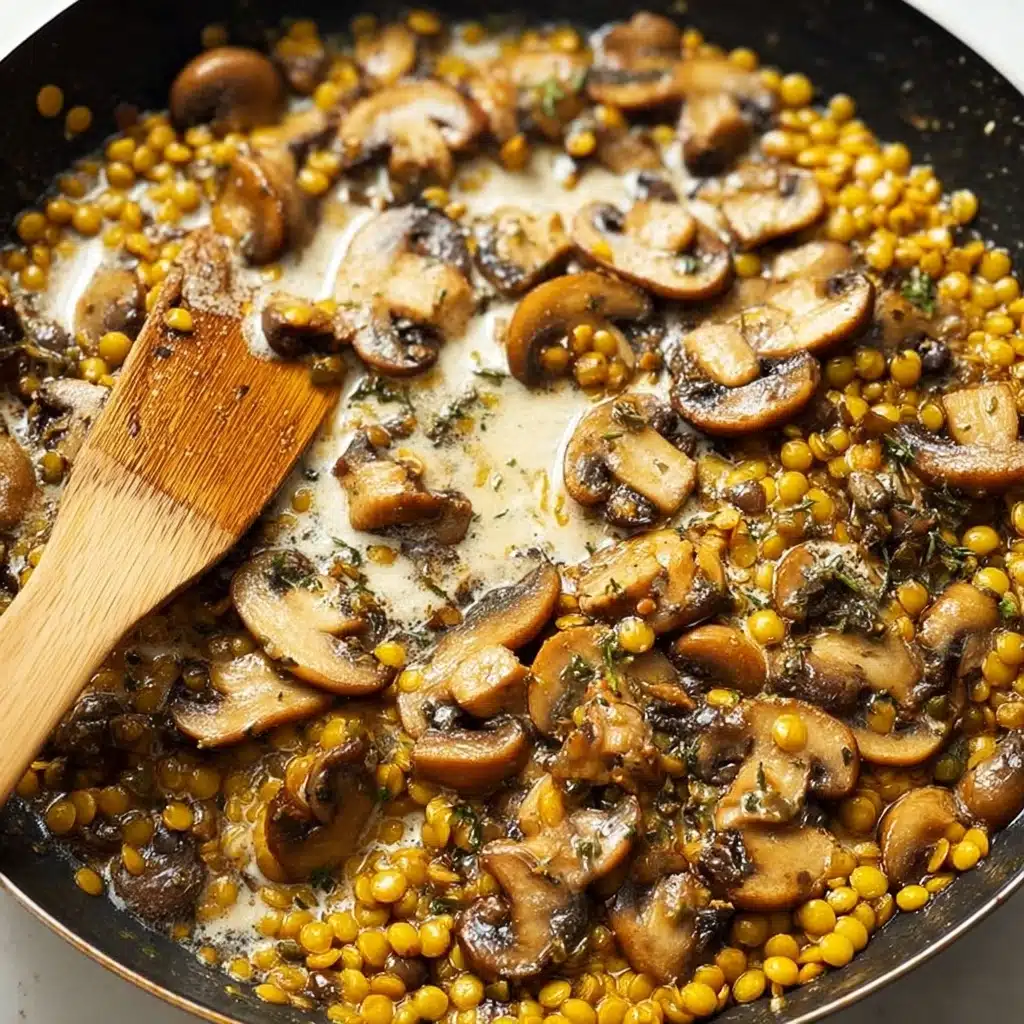 Lentil Mushroom Stroganoff: A Hearty Vegetarian Delight Recipe - Recipe Image
