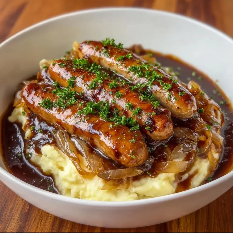 Bangers and Mash Stout Gravy Recipe