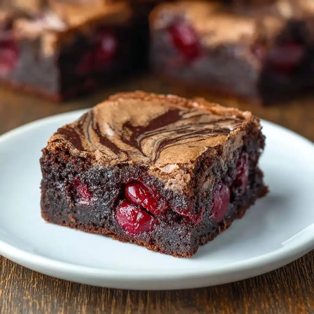 Decadent Raspberry Swirl Brownies Recipe - Recipe Image