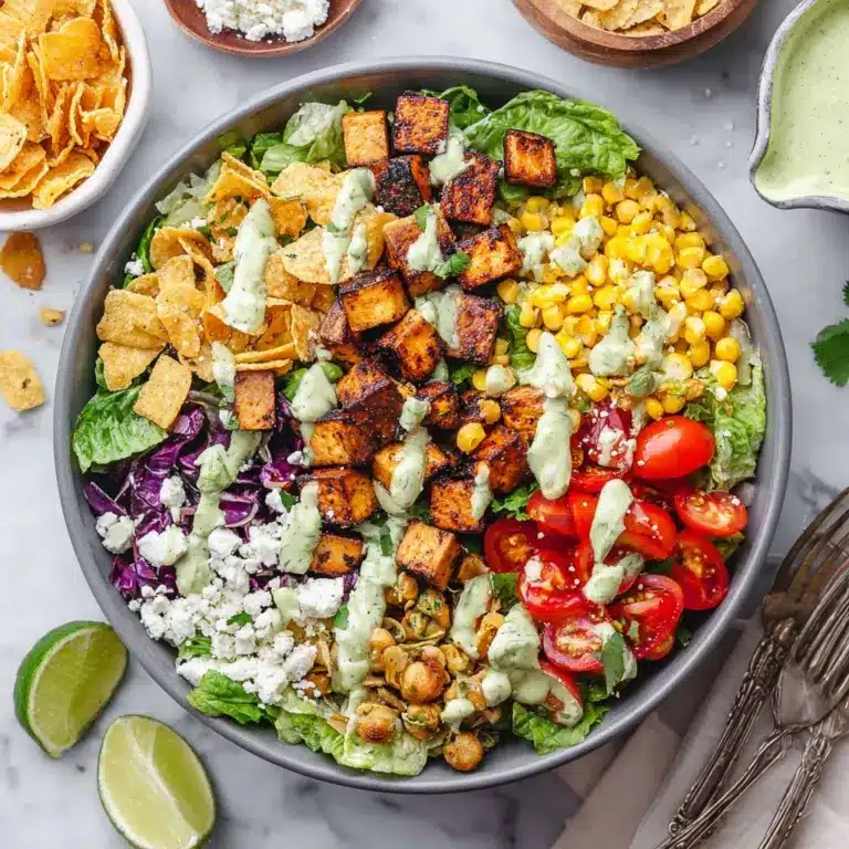 Bowl with Roasted Poblano Ranch Dressing Recipe