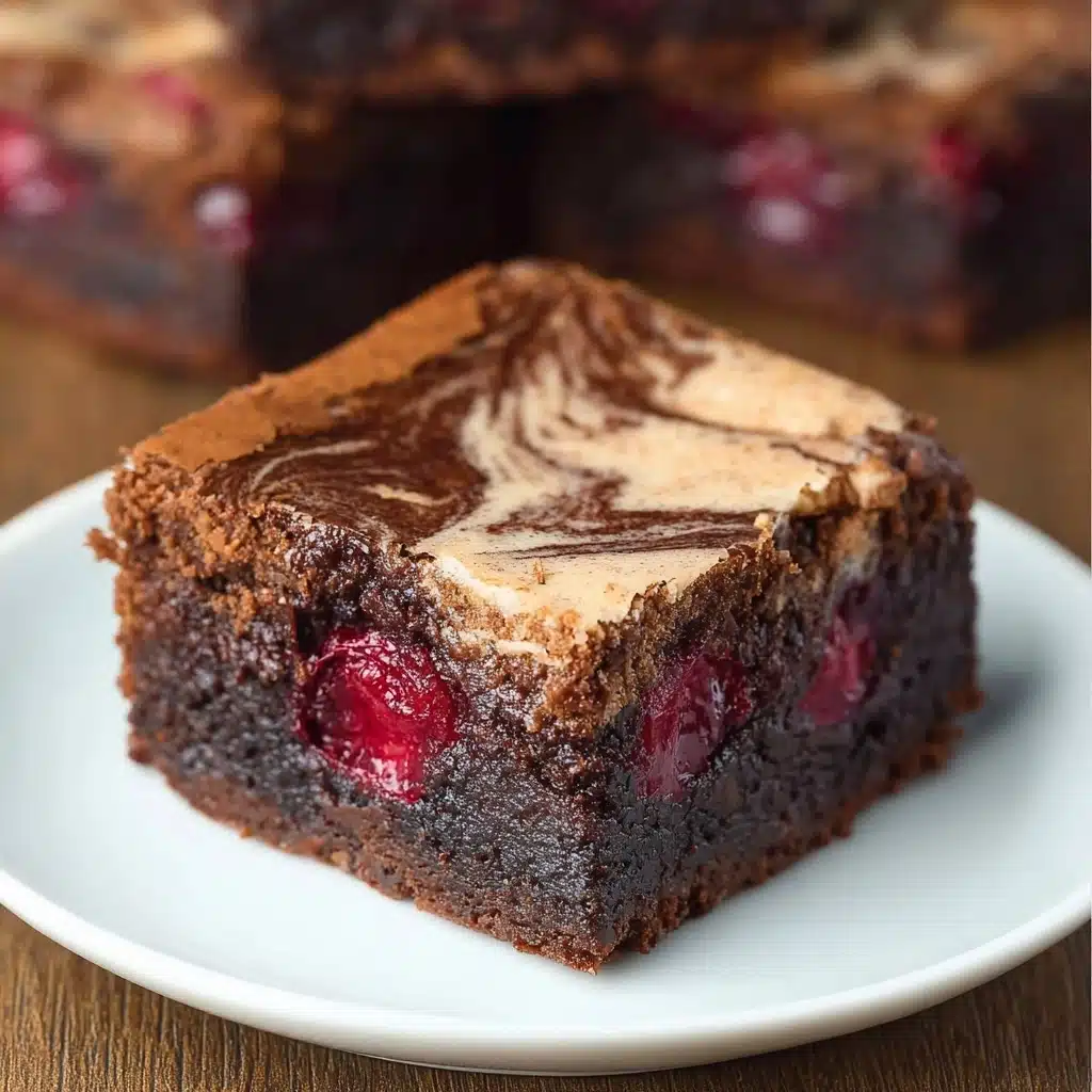 Decadent Raspberry Swirl Brownies Recipe - Recipe Image