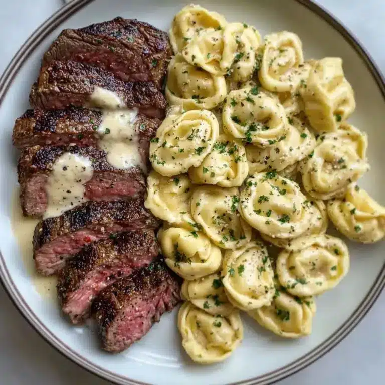 Buttery Steak Tortellini Recipe