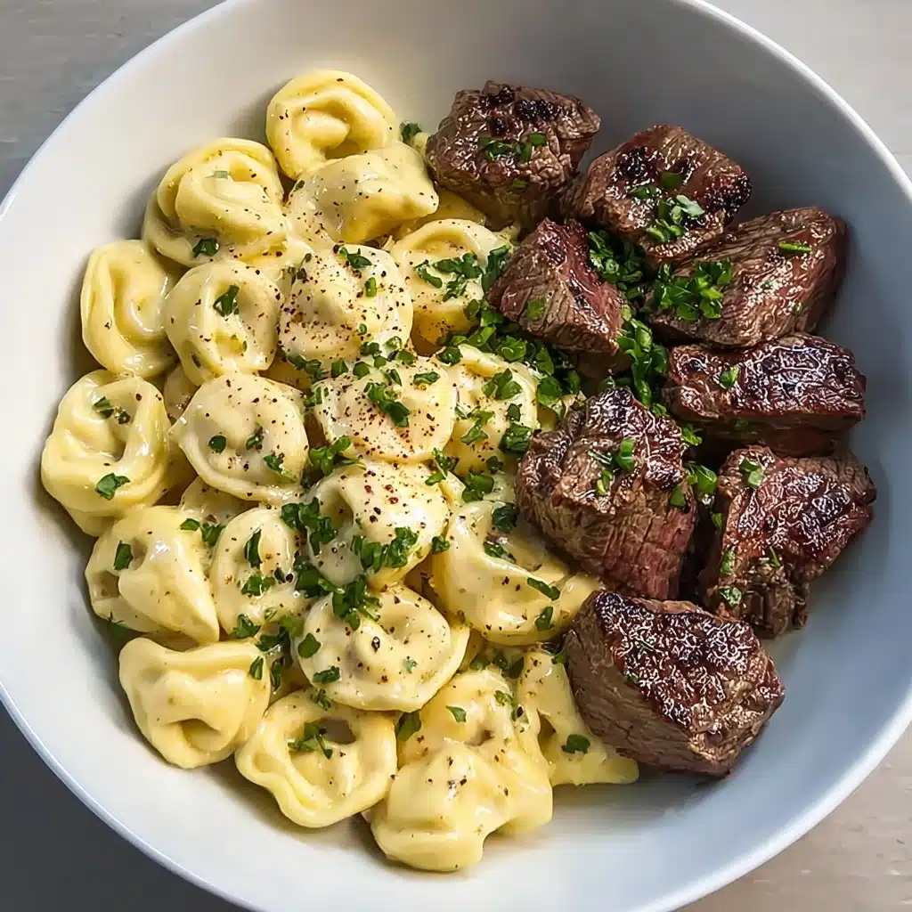Buttery Steak Tortellini Recipe - Recipe Image