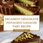 Chocolate Pistachio Ganache Tart Recipe