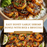 Honey Garlic Shrimp Bowls Recipe