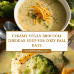 Vegan Broccoli Cheddar Soup Recipe