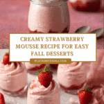 Strawberry Mousse Creamy Delight Recipe