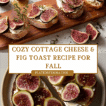 Cottage cheese and fig toast Recipe