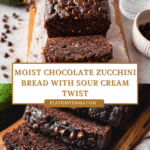 Indulgent Chocolate Zucchini Bread with Sour Cream Recipe