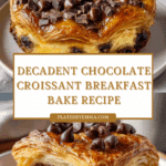 Decadent Chocolate Croissant Breakfast Bake Recipe