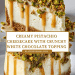 Pistachio Cheesecake With Topping Recipe