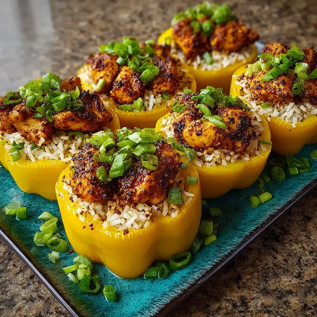 Teriyaki Pineapple Chicken & Rice Stuffed Peppers Recipe - Recipe Image