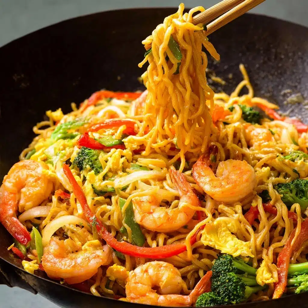 Shrimp Stir Fry Noodles Recipe - Recipe Image