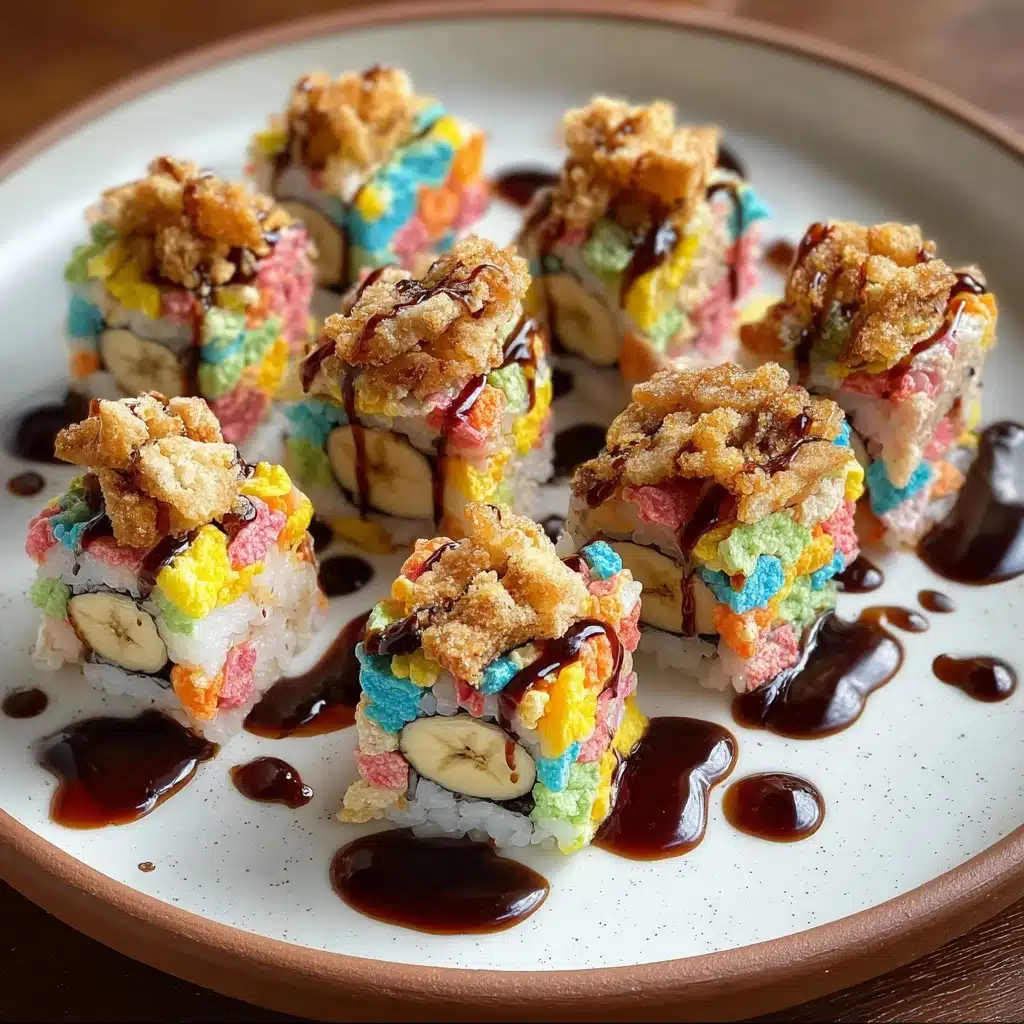 Fruity Pebbles Sushi Recipe - Recipe Image