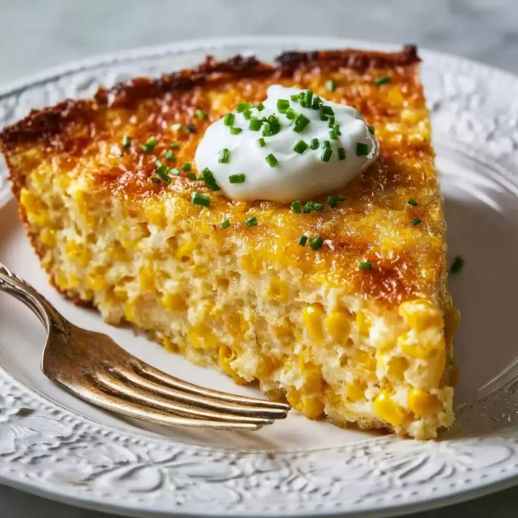 Cheddar Sweet Corn Pie Recipe - Recipe Image