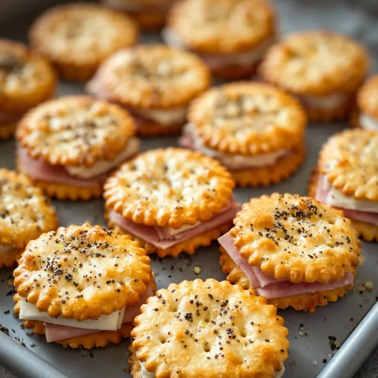 Ritz Cracker Party Sandwiches Recipe
