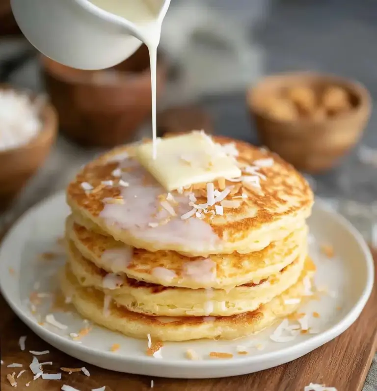 coconut cream pancakes Recipe
