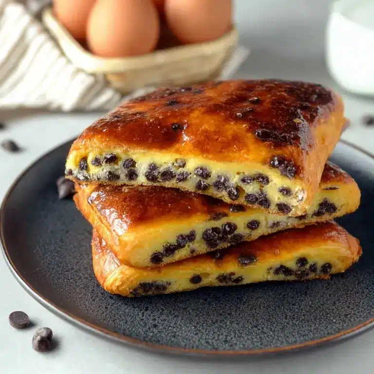 Chocolate Chip Vanilla Custard Brioches Recipe