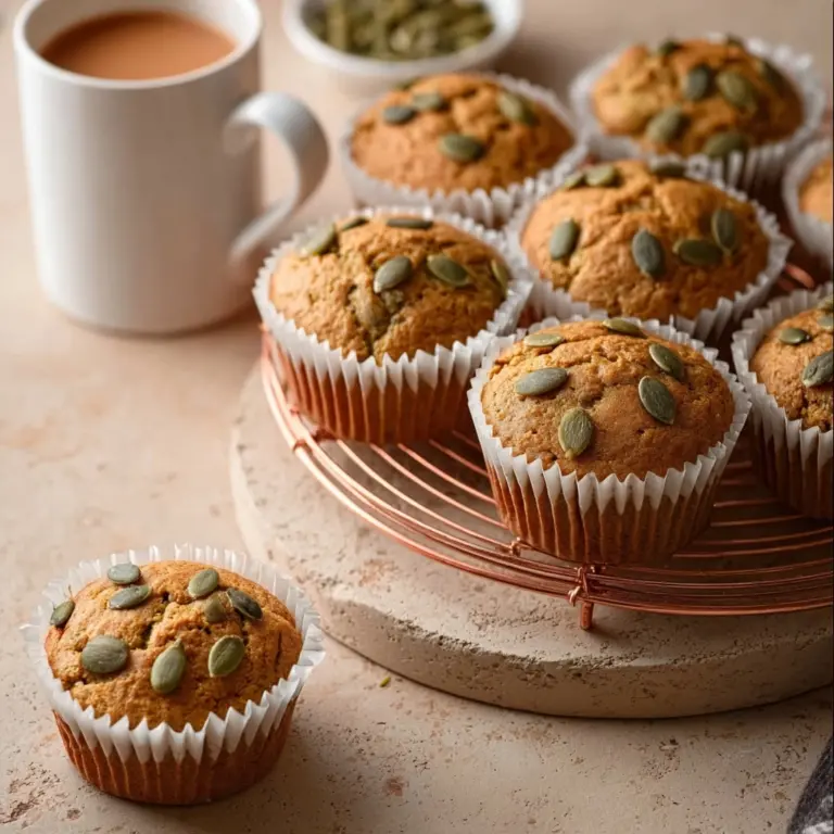 High-Protein, Cottage Cheese Pumpkin Muffins Recipe