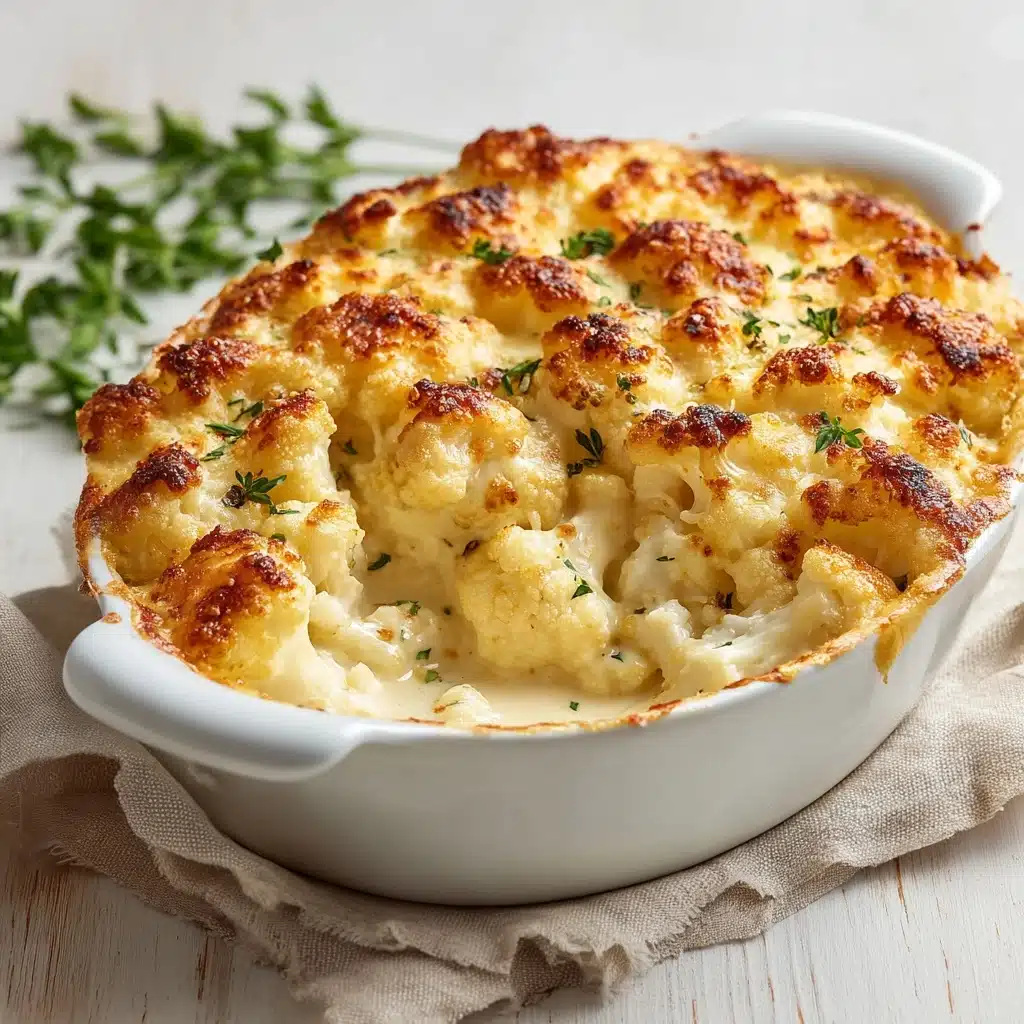 Baked Cheddar Cauliflower: Discover a Cheesy Delight! Recipe - Recipe Image