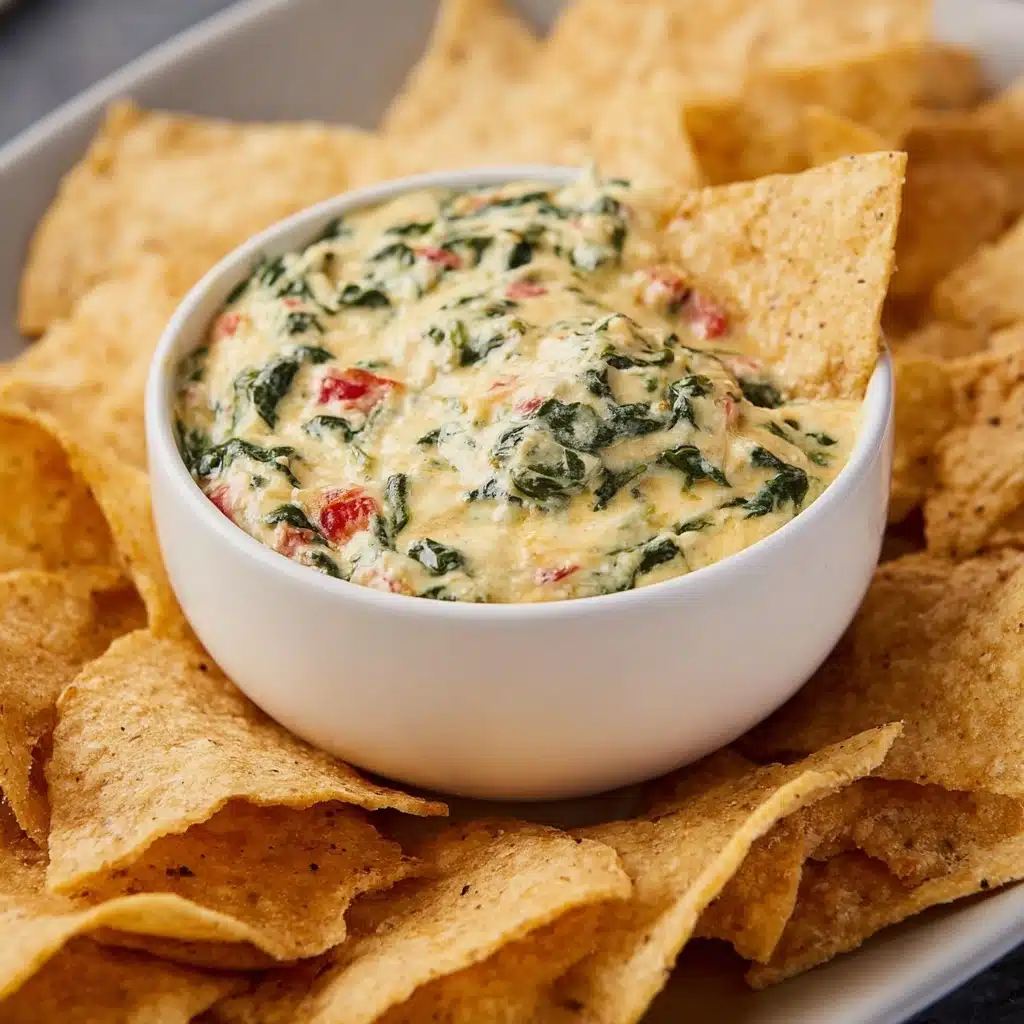 Slow Cooker Queso Spinach Dip Recipe - Recipe Image