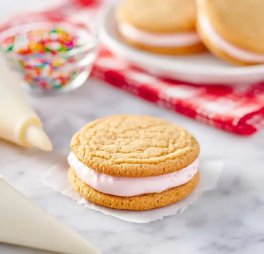 Pastel Sugar Cookie Sandwiches Recipe