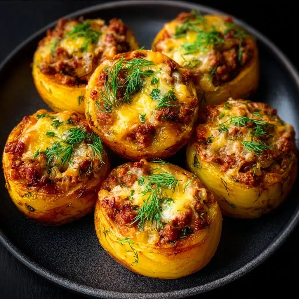 Stuffed Mashed Potato Nests Recipe - Recipe Image
