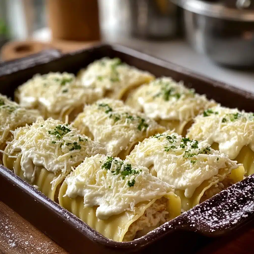Shrimp & Crab Alfredo Lasagna Roll-Ups You’ll Crave Recipe - Recipe Image