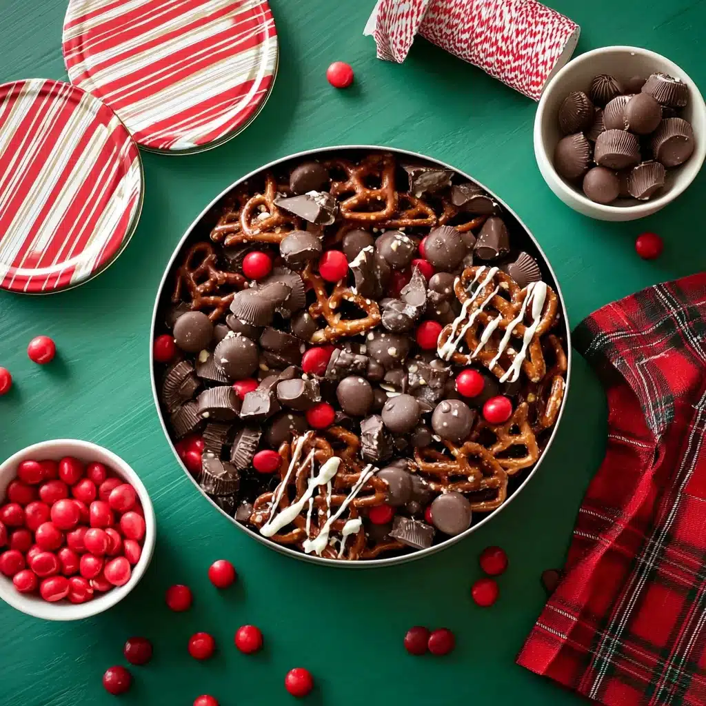 Jingle Jangle Christmas Chocolate Snack Mix Recipe - Recipe Image