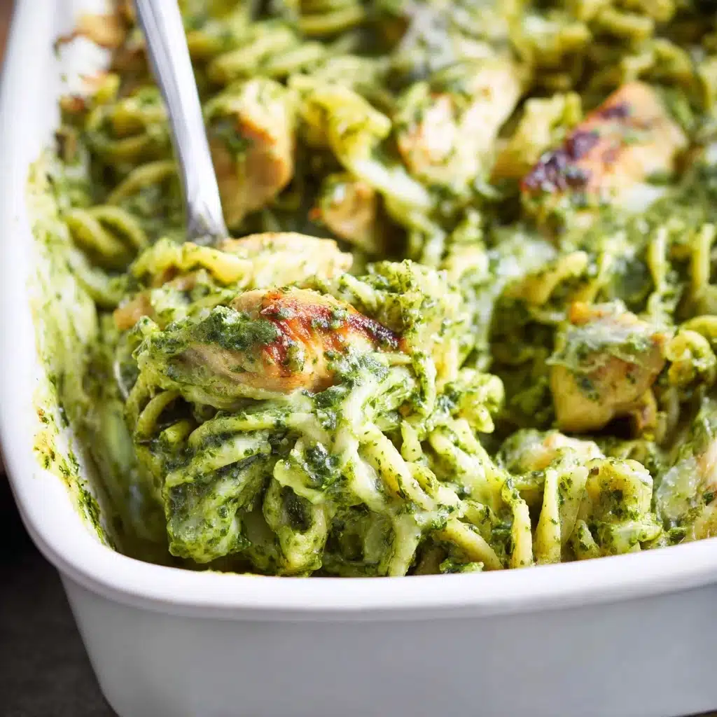 Chicken Pesto Spaghetti Squash Recipe - Recipe Image