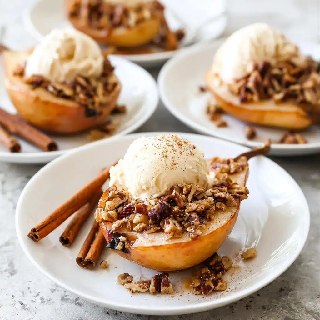 Baked Pears with Walnut Oat Crumble Recipe - Recipe Image