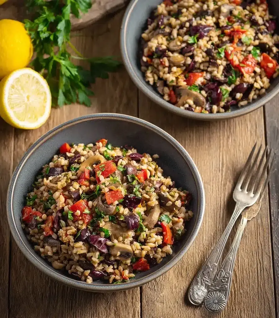 Mediterranean Rice and Beans Recipe