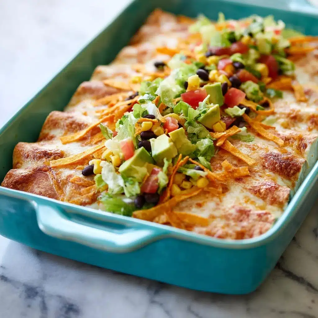 Chicken Enchiladas with Sour Cream White Sauce Recipe - Recipe Image