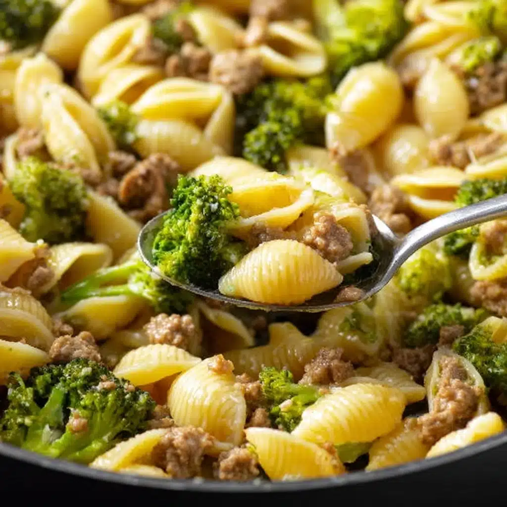 Broccoli Ground Turkey Pasta Recipe - Recipe Image