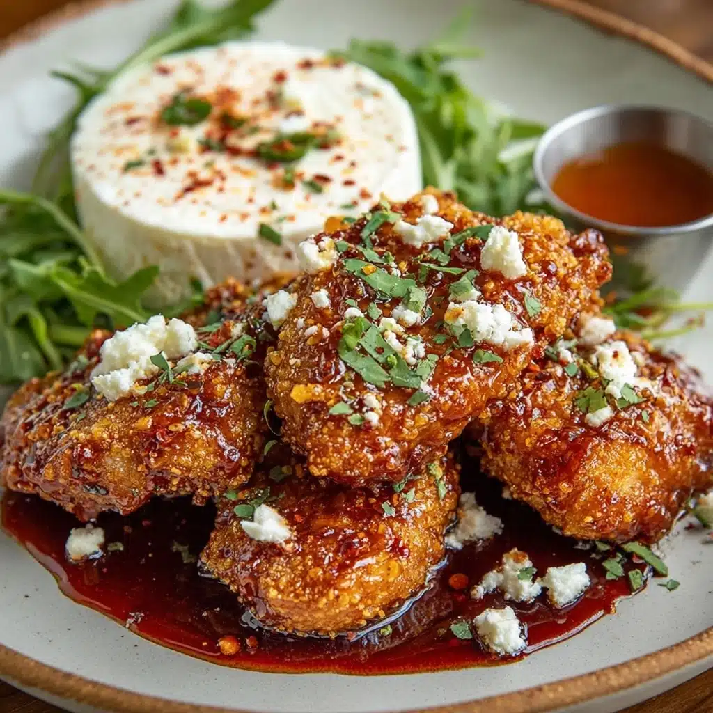 Hot Honey Infused Feta Chicken Recipe - Recipe Image