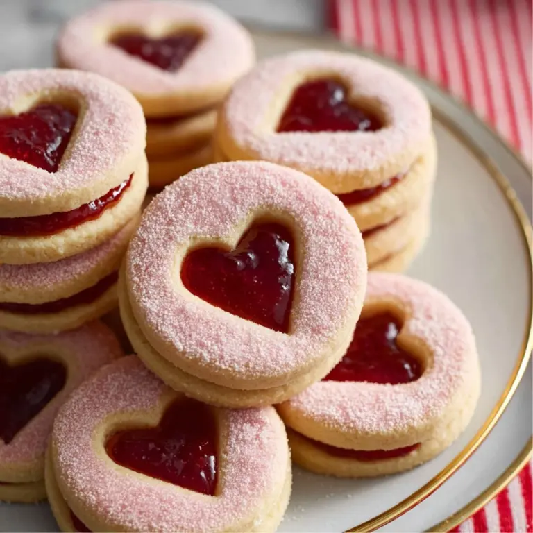 Strawberry shortbread sandwich cookies Recipe