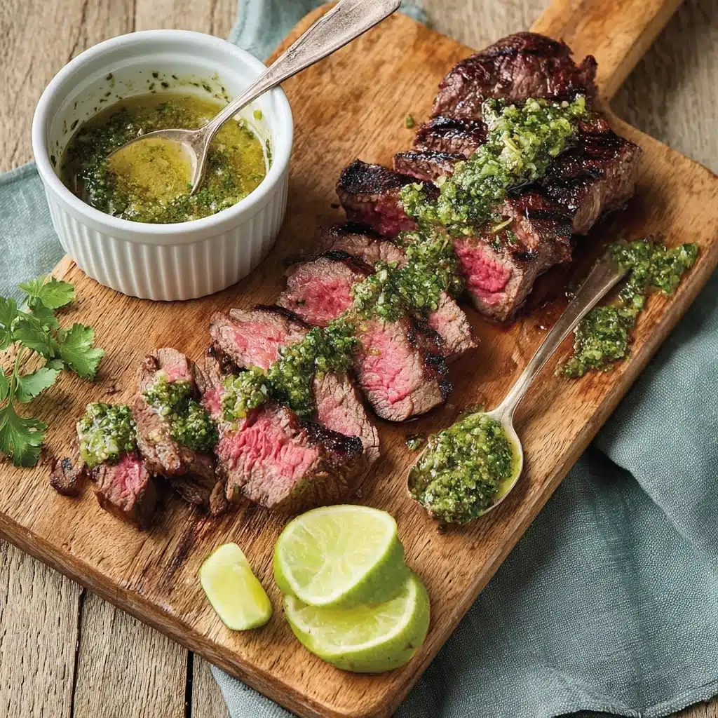Skirt Steak Rice Bowls with Chimichurri Recipe - Recipe Image