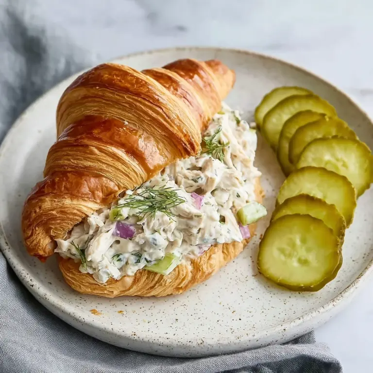 Savory Dill Pickle Chicken Salad Recipe